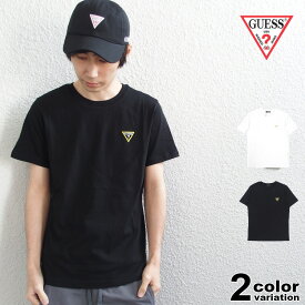 ゲス GUESS Tシャツ 半袖 メンズ レディース MINI TRIANGLE LOGO TEE (guess tシャツ トライアングル ロゴ ティーシャツ T-SHIRTS カットソー トップス MJ2K9412) 【あす楽対応】 【メール便対応】