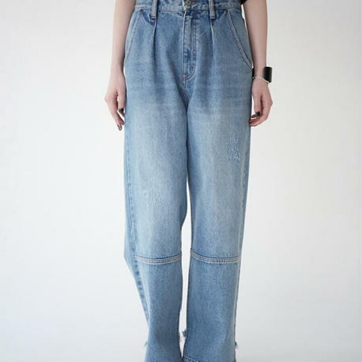 楽天市場】☆38サイズ＆40サイズ即納☆【YENN】HIGH RISE TUCK WIDE  