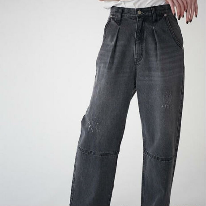 楽天市場】☆40サイズ即納☆【YENN】HIGH RISE TUCK WIDE DENIM PT 