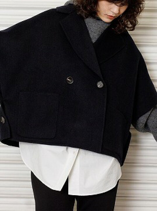 楽天市場】【YENN】[Y243-41078] DOUBLE FACE CAPE JK : Aboutir