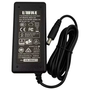�yPSE�F�؍ς݁z���� UNIFIVE AC�A�_�v�^�[UIA324-12 UNI324-1220 UIA336-1220 12V 2A �O�a5.5mm/�Z���^�[�s���L �d���P�[�u���t�� WB-12A12FU EIAJ4 / MU12-G120100-A1