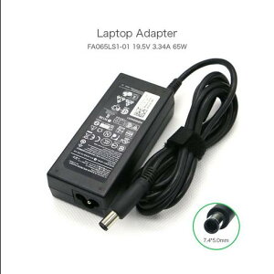 yPSEF؍ς݁zDELLViyFA065LS1-01z ACA_v^[ 65W-AC 19.5V3.34A d@[d ACP[uEϊP[u(4.5mm*3.0mm)t