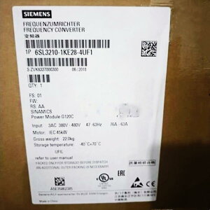 yVizSIEMENS V[X Co[^ 6SL3210-1KE28-4UF1 G120C 480V 45KWy6ۏ؁z