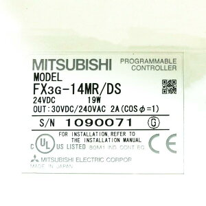 �y�V�i �K�i���������s�zMITSUBISHI �O�H�d�@ FX3G-14MR/DS�y6�����ۏ؁z