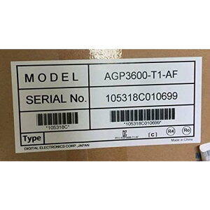 �y�V�i �K�i���������s�zPro-face AGP3600-T1-AF �v���O���}�u���\����y6�����ۏ؁z