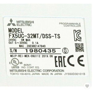 �y�V�i �K�i���������s�zMITSUBISHI �O�H�d�@ FX5UC-32MT/DSS-TS�y6�����ۏ؁z