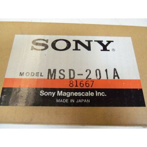 �y�V�i �K�i���������s�zSONY MSD-201A MAGNESCALE DETECTOR MSD-201A �\�j�[ �y6�����ۏ؁z