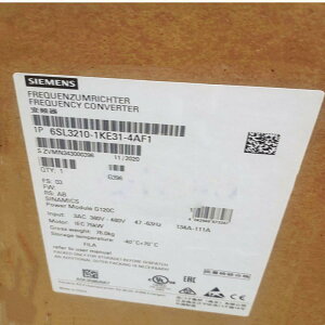�y�V�i �K�i���������s�zSIEMENS �V�[�����X �C���o�[�^ 6SL3210-1KE31-4AF1 G120C 480V 75kW�y6�����ۏ؁z