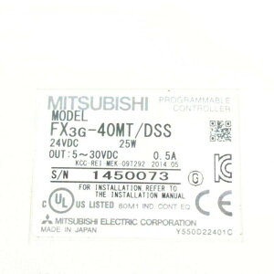 �y�V�i �K�i���������s�zMITSUBISHI �O�H�d�@ FX3G-40MT/DSS�y6�����ۏ؁z
