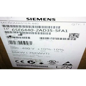 �y�V�i �K�i���������s�� �zSIEMENS �V�[�����X �C���o�[�^ 6SE6440-2AD35-5FA1 MM440 480V 55KW�y6�����ۏ؁z