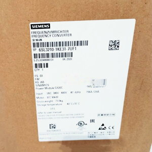 yVi Kis KiszSIEMENS V[X Co[^ 6SL3210-1KE31-7UF1 G120C 480V 90KWy6ۏ؁z