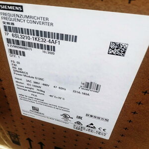 yVi Kis zSIEMENS V[X Co[^ 6SL3210-1KE32-4AF1 G120C 480V 132kWy6ۏ؁z