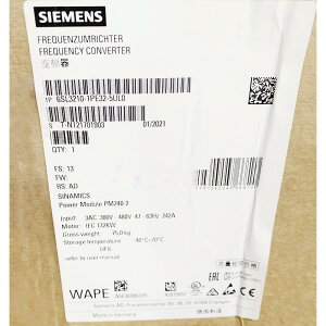 yVi Kis zSIEMENS V[X Co[^ 6SL3210-1PE32-5UL0 PM240-2 480V 132kWy6ۏ؁z