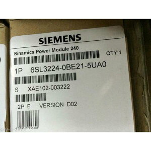 yVi Kis KiszSIEMENS V[X Co[^ 6SL3224-0BE21-5UA0 PM240 480V 1.5kWy6ۏ؁z