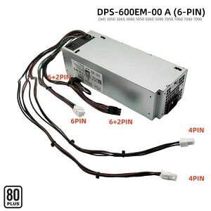Vi f Dell 3050 3060 3080 3681 5050 5060 5090 7071 7050 7060 7080 5880 3880 3690 3890 7090 8940 V3667 V3470p 600W 6-PI
