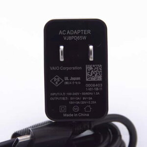 �����V�iSONY 20V3.25A 65W�d���A�_�v�^VAIO�[�d�� �R�l�N�^USB-C TYPE-C