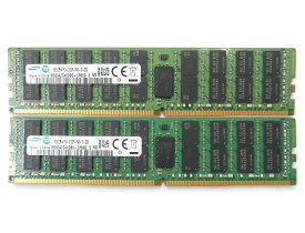 Samsung 16GBx2枚セット 32GB分 PC4-2133P DDR4 Reg ECC hp Z440/640/840 DELL T5810/7810/7910等対応 【中古】【20190215】