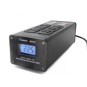 �����V�i�@Weiduka AC8.8 �I�[�f�B�I�p�X�^���_�[�h 10���d���^�b�v 3000W MAX �p���[�t�B���^�[/���C�g�j���O�v���e�N�V�����@��