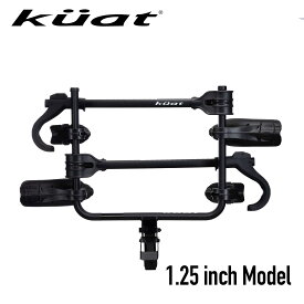 Kuat クアット Transfer【1.25インチ角・2インチ角ヒッチ兼用モデル】 トランスファー V2 車載ヒッチラック バイクキャリア 2台積載 Hitch Rack ヒッチキャリア 自転車積載 ヒッチメンバー 小型 軽量 自動車用 ガタつき防止