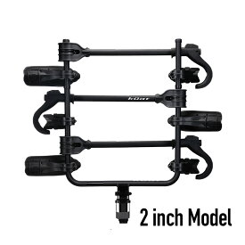 Kuat クアット Transfer トランスファー V2 車載ヒッチラック 3台積載 Hitch Rack ヒッチキャリア サイクルラック 自転車積載 小型 軽量 車用 ガタつき防止 自転車ラック