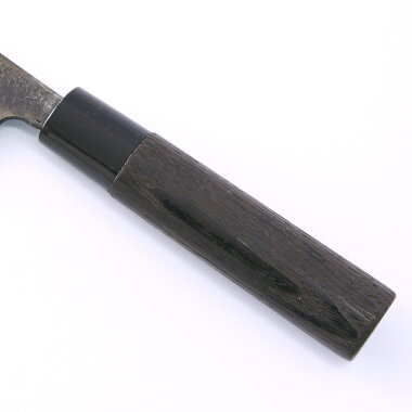本久一刃物和牛刀白紙鋼2号黒打仕上