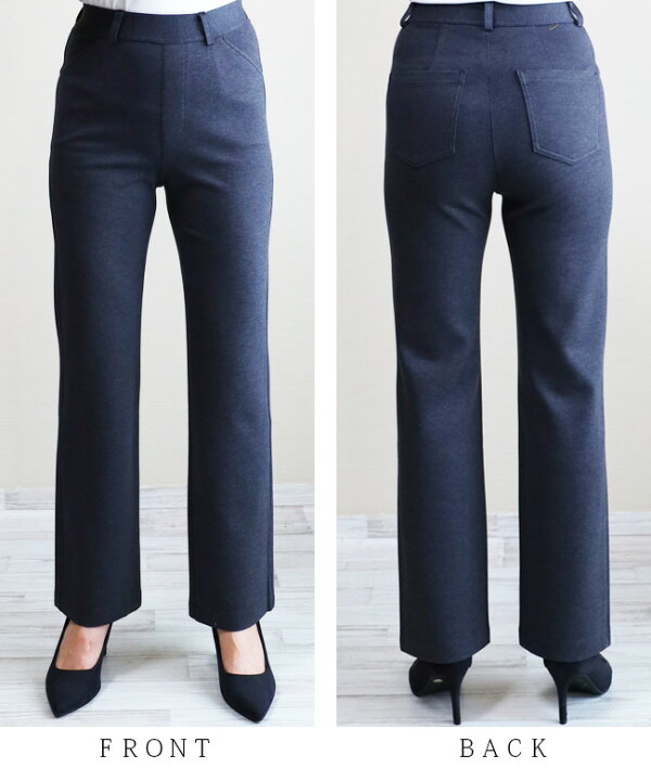 新品未使用】2024AW yori ギャババギーワイドパンツ ネイビー 36  