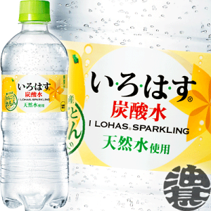 日本コカコーラ い ろ は す スパークリング 515ml 24本 水