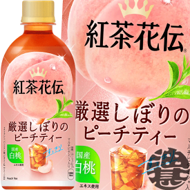 コカ・コーラ コカコーラ 紅茶花伝 厳選しぼりのピーチティー 440mlペットボトル(24本入り1ケース)紅茶 白桃 モモ 桃 紅茶飲料※ご注文いただいてから4日～14日の間に発送いたします。/zn/
