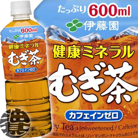 (数量限定!特売!!)伊藤園　健康ミネラルむぎ茶　600mlペットボトル（24本入り1ケース）　天然ミネラル麦茶