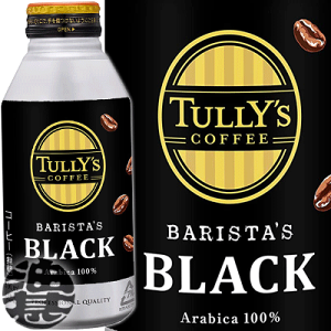 TULLY'S COFFEE BARISTA'S BLACK 390ml×24{ 