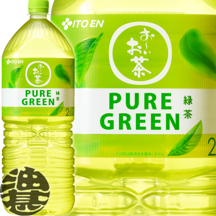 楽天市場】伊藤園 お〜いお茶 PURE GREEN 2Lペットボトル (6