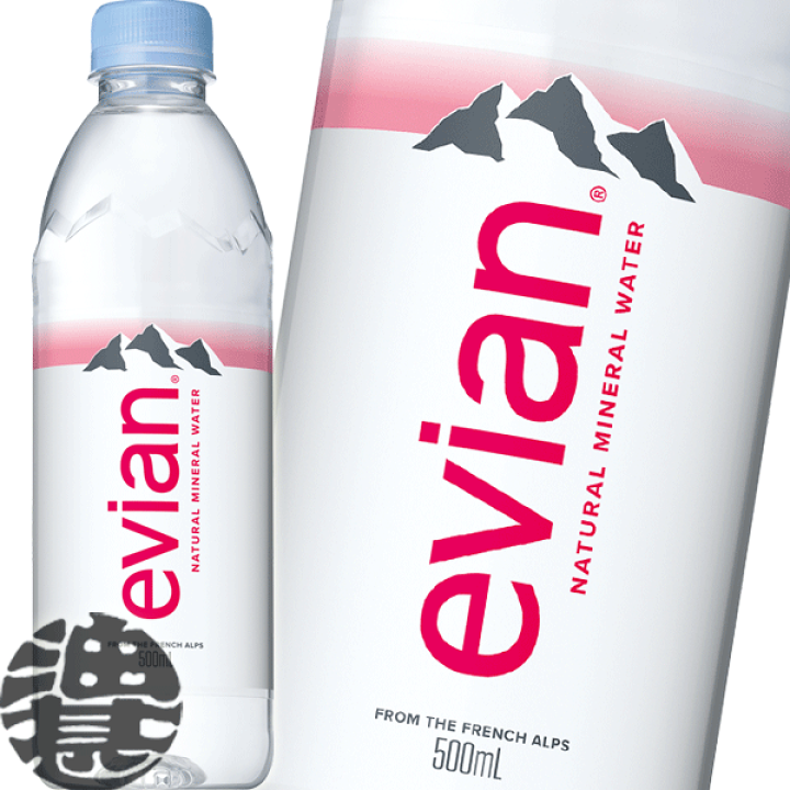 楽天市場】伊藤園 evian エビアン 500mlペットボトル(24本入り1