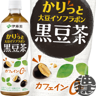 伊藤園 かりっと大豆イソフラボン 黒豆茶 600mlペットボトル（24本入り1ケース）※ご注文いただいてから4…