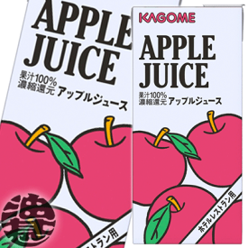 カゴメ アップルジュース (ホテルレストラン用）1L紙パック(6本入り1ケース)1000ml リンゴジュース※2ケースまでしか同梱不可※ご注文いただいてから4日〜14日の間に発送いたします。/ot/
