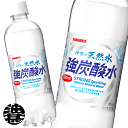 サンガリア 伊賀の天然水 強炭酸水 500mlペットボトル（24本入り1ケース）天然水スパークリング ソーダ 割り材[ho]/sg/