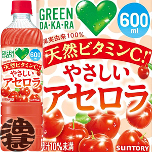 �w2�P�[�X���������I�x�i�n�����j�T���g���[ GREEN DAKARA �O���[���_�J�� �₳�����A�Z���� 600ml�y�b�g�{�g��×2�P�[�X48�{(1�P�[�X��24�{����) �A�Z���� DA�EKA�ERA�����������������Ă���4��