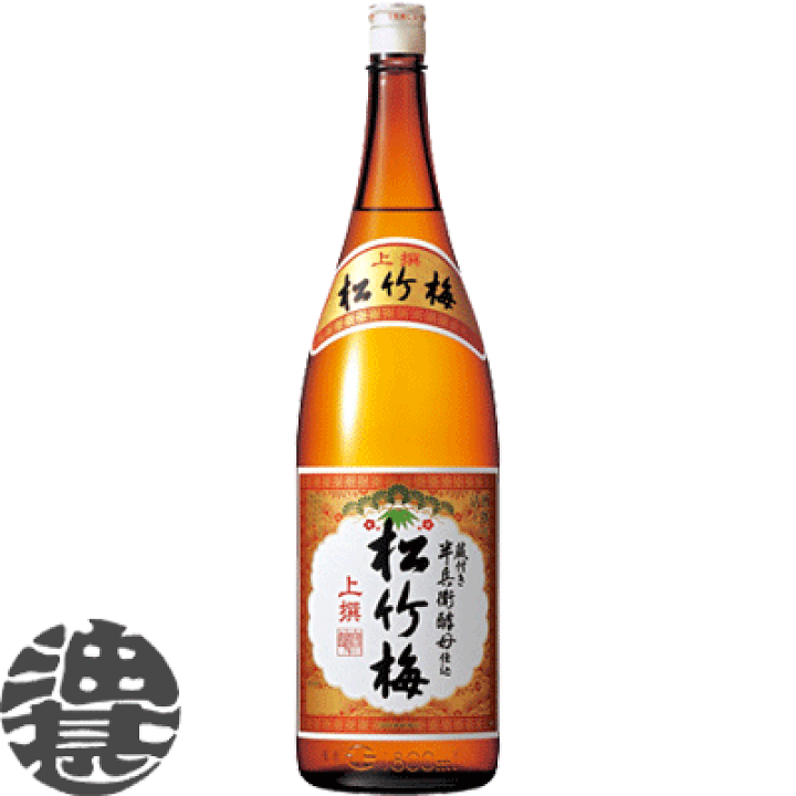 宝酒造 松竹梅 上撰 1.8L瓶【1800ml 一升瓶 日本酒 清酒 普通酒 上等酒】※６本ごとに１配送料いただきます。[qw][si]  あぶらじん