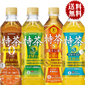 サントリー 伊右衛門 特茶 カフェインゼロ 500ml×48本 PET (お茶飲料