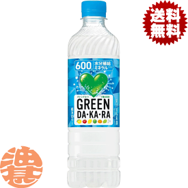 『2ケース送料無料！』（地域限定）サントリーフーズ GREEN DAKARA　グリーン ダカラ　600mlペットボトル ×2ケース48本（1ケースは24本入り）グリーンダカラ スポーツドリンク