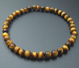 タイガーアイ4mm玉 ブレスレット B1tiger007