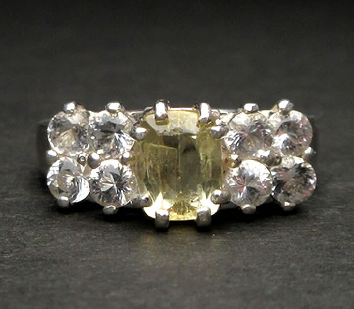 楽天市場】0.95ct イエローヘルデライト 6.8x5.3mm アソゼオ 