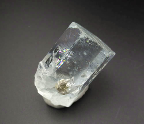 ヒマラヤ産アクアマリン 結晶 マスコバイト付き ( 白雲母 ) 虹あり ヒマラヤの清涼なエネルギー aq078のサムネイル
