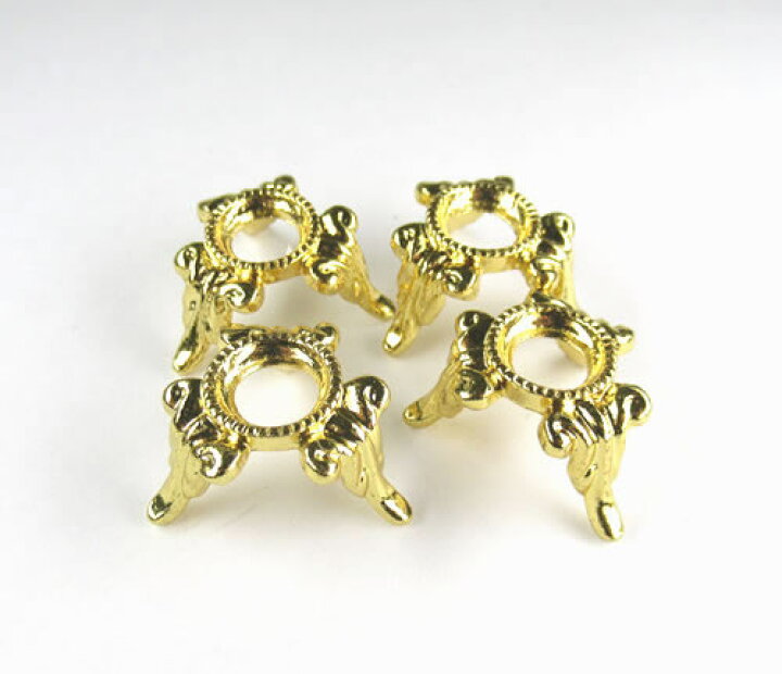 アクリル台座 Sサイズ丸玉台座 天然石台座 通販 ● 円部分直径約30mm×高さ約31mm ゴージャスリーフデザイン つやつや光沢