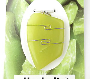 ヒーラーライト ペンダント H&E社証明書付 部屋の空間そのものの癒しと惑星レベルの癒し、長寿、生命力の石 シルバー925 healerw074