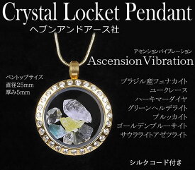 予約販売 H&E社 ペンダント【アセンションバイブレーション】フェナカイト ユークレース ハーキマーダイヤ ヘルデライト全7種稀少石 ヘブンアンドアース 天然石 パワーストーン p24pfp005