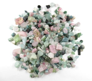 マルチカラートルマリン10g小原石セット ピンクとグリーンのトルマリン他 さまざまな天然の色のセット 天然石 パワーストーン torp087