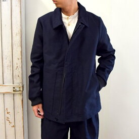 【2020】FRANK LEDER(フランクリーダー)/ FRANK LEDER(フランクリーダー)/ MOLESKIN ZIP JACKET -NAVY-