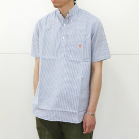 YOUNG & OLSEN(ヤングアンドオルセン)/ BROKEN BD OX PULLOVER SS -STRIPE-