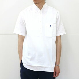 YOUNG & OLSEN(ヤングアンドオルセン)/ BROKEN BD OX PULLOVER SS -WHITE-