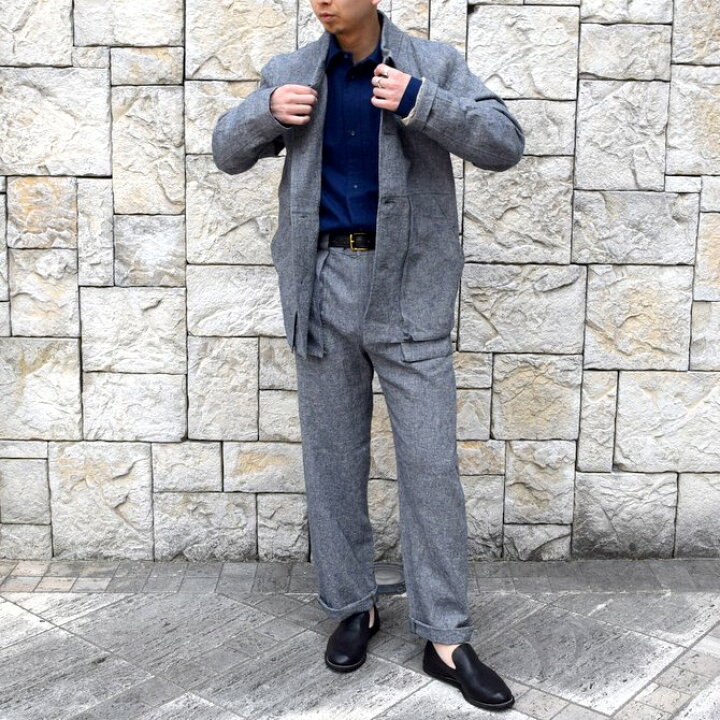 楽天市場】【20 SS】FRANK LEDER(フランク リーダー) /BLUE LINEN 